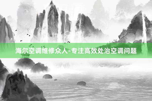 海尔空调维修众人-专注高效处治空调问题